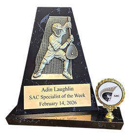 BA10 - Custom Logo Goalie Lacrosse Award